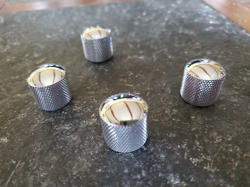 Ernie Ball Music Man Stingray Sterling bass dome knobs 4 Reverb