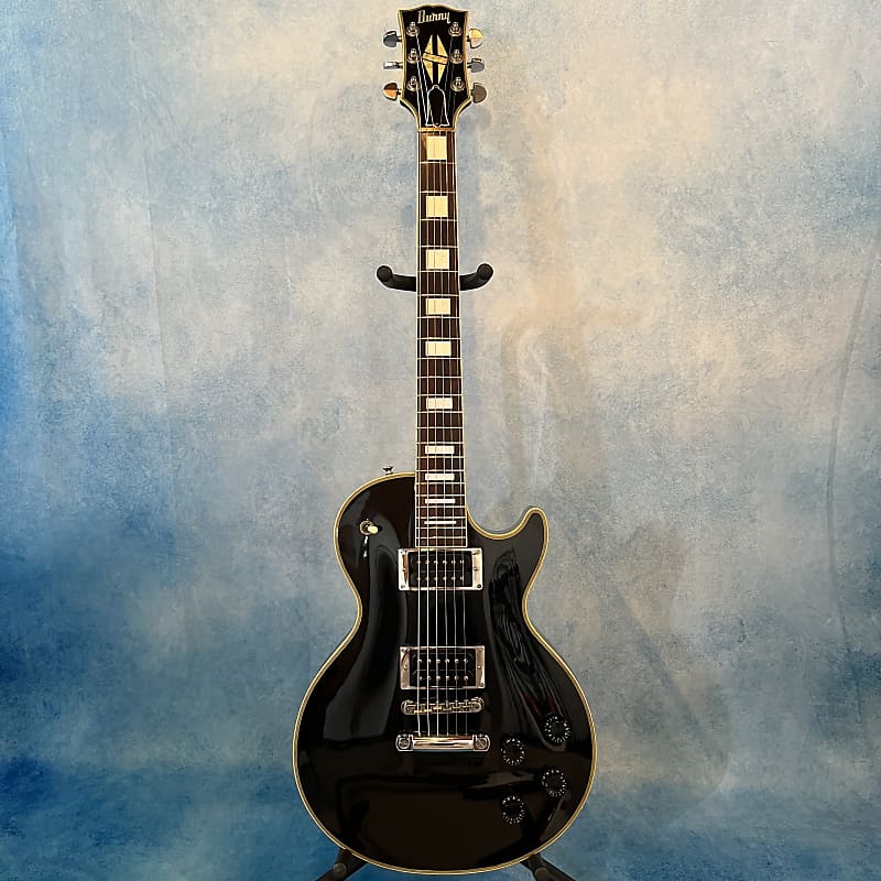 Burny Fernandes John Sykes LC70-JS 1983 Black Made in Japan Les Paul Custom