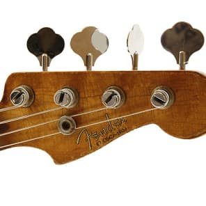 Vintage 1958 custom modified Fender P-Bass bass guitar with EMG pickups image 7