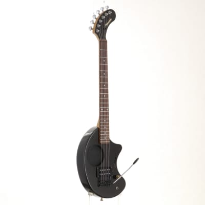 Fernandes ZO-3 芸達者 Black Fernandes ZO-3 Custom Travel Guitar w/Built in Amp and Speaker