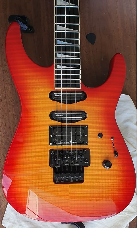 (MASSIVE PRICE DROP)Jackson USA Select Series SL1 Soloist 2009 - Burnt Cherry Sunburst | Reverb