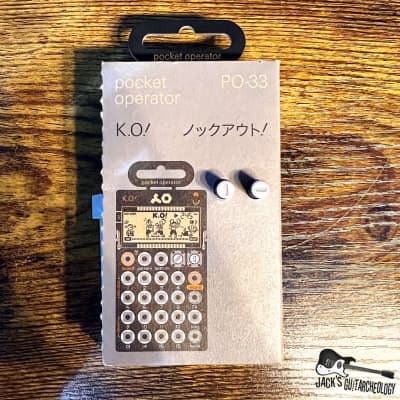 Teenage Engineering PO-33 KO w/ Ditch Studios case | Reverb