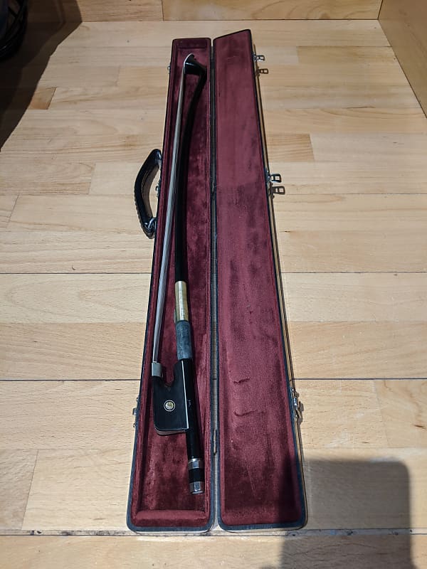 Finale Double Bass Bow French Grip Carbon Fiber/Graphite with Reverb