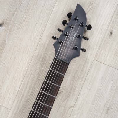 Mint Schecter 875 Keith Merrow KM-7 MK-III Legacy 7-String Guitar, Transparent Black Burst image 8