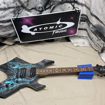 B.C. Rich bc Limited Edition Body Art Collection Warlock Guitar with Case 2003 - Maggot Man - Skate The Planet image 1