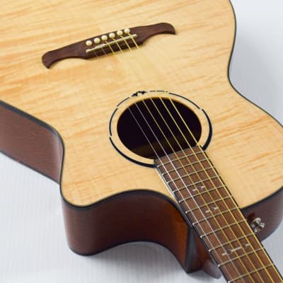 Fender FA-345CE Auditorium Acoustic-electric Guitar - Natural image 6