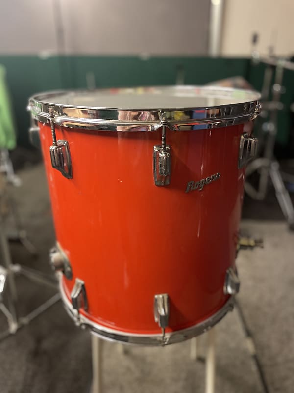 16x16 Rogers Floor Tom 1970s Mojave Red Reverb