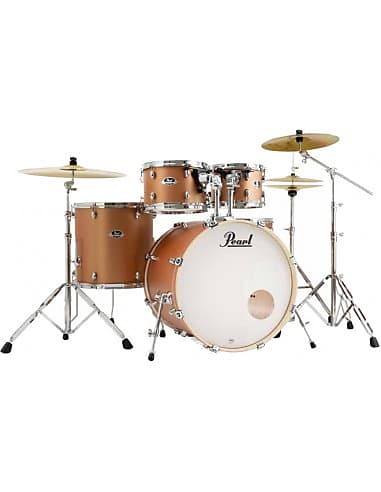 PEARL EXX725SBR BATTERIA ACUSTICA 5 PEZZI CON HARDWARE E PIATTI