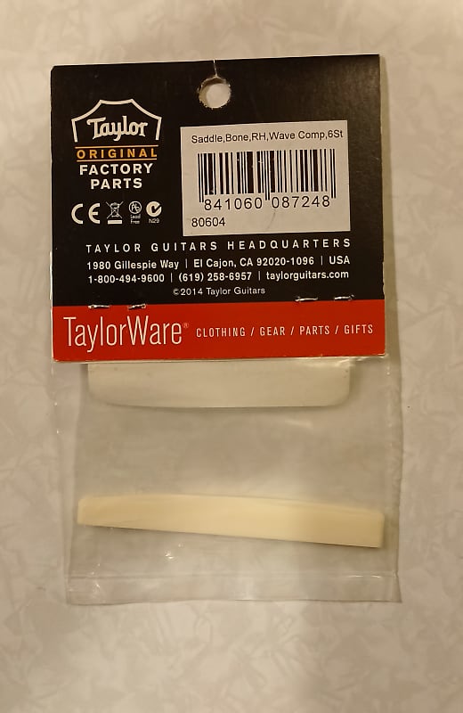 TAYLOR WAVE COMPENSATED BONE SADDLE Reverb