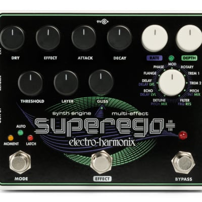 Electro-Harmonix Superego Plus Synth Engine/Multi Effect Electro-Harmonix Superego Plus Synth Engine/Multi Effect