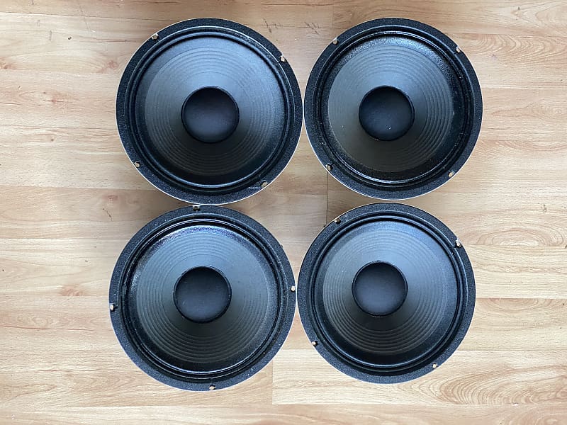 Set of 4 Celestion G12T-75 T3760 speakers from 1989-1990