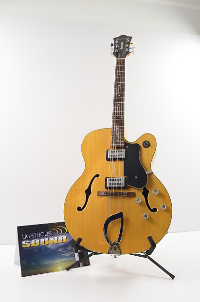 DeArmond X-145 Archtop Hollowbody Electric Guitar - Natural DeArmond X-145 Archtop Hollowbody Electric Guitar - Natural