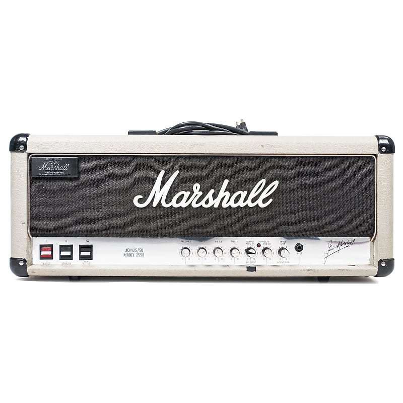 Marshall JCM25/50 "Silver Jubilee" Model 2550 2-Channel 50-Watt Guitar Amp Head 1987 - 1988 image 1