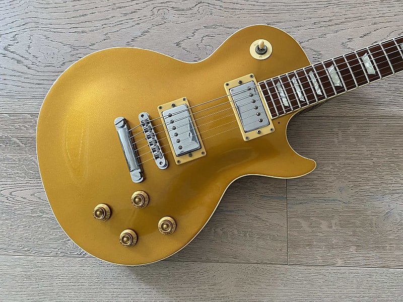 Vintage 2000s Bacchus Japan Handmade Les Paul Gold Top | Reverb