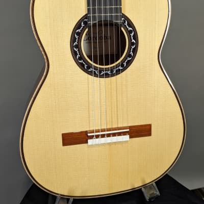 Cordoba Luthier Select Esteso Spruce Nylon String Guitar w/ Archtop Case image 2