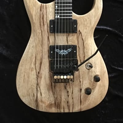 Black Diamond USA Gandalf Custom guitar Solid Korina image 11