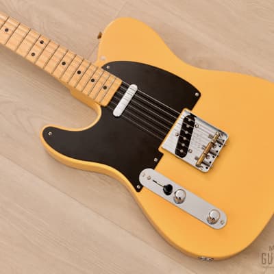 2016 Fender American Vintage '52 Telecaster Butterscotch Left-Handed w/ Tweed Case, Hangtags for sale