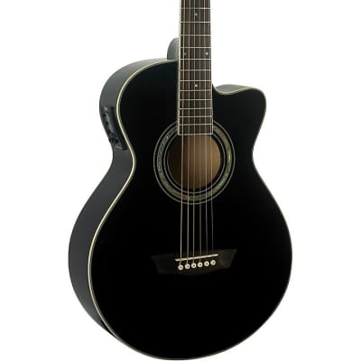 Washburn EA10B Festival Jumbo Acoustic-Electric Guitar (B-Stock) image 2