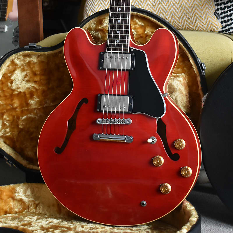 1994 Orville By Gibson ES-335CH Dot Cherry, MIJ, Japan, Terada Factory  Made, w/USA Humbuckers, Long Tenon Neck