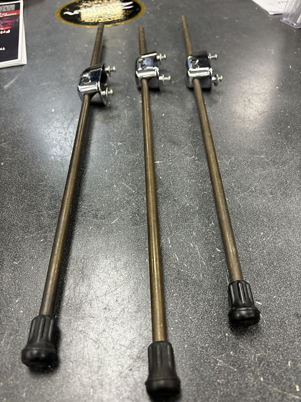 Slingerland Vintage set of 3 floor tom brackets/legs 1955 Reverb UK