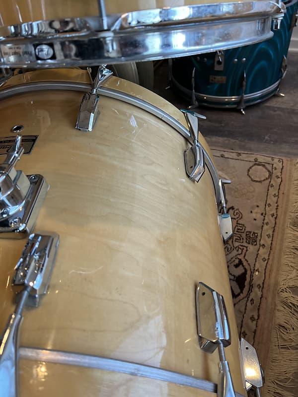 1986 Pearl Super Pro GLX Series drums 16x22, 9x12, 10x13, 16x16