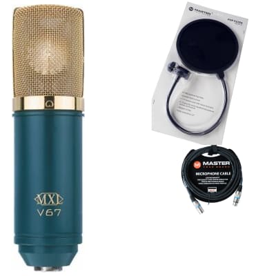 MXL POP LSM-9 Premium Dynamic Vocal Microphone LSM-9 POP BLUE