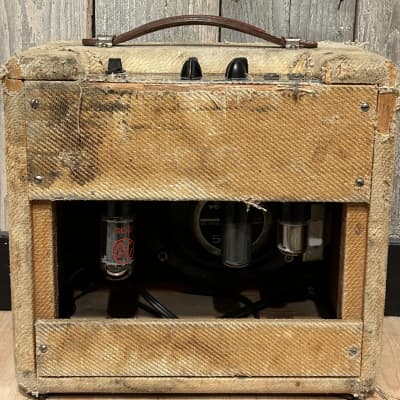 1951 Fender Princeton 5A2 TV Front 4-Watt 1x8" Guitar Combo Tweed, Legendary Piece of Gear From The Dawn of Fender! image 4