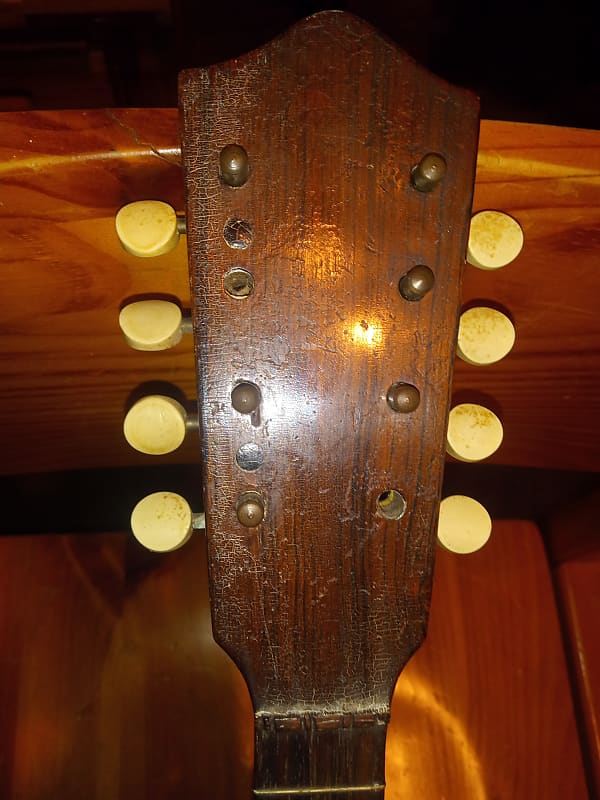1920s unknown project Mandolin Tuning pegs / machine heads, body , neck and parts image 1