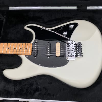 Music Man  Cutlass with Locking "Floyd" Tremolo and Axis Sport Pickups  2017 Ivory White image 2