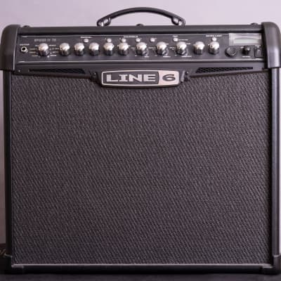 Line 6 Spider lV 75 watt combo amp. with FVB MK ll remote and cover image 2