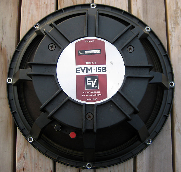 Used ElectroVoice EV EVM15B Series II 15" bass speaker Reverb