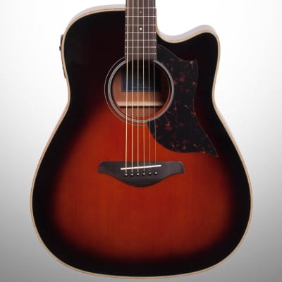 Yamaha A1M Acoustic-Electric Guitar, Tobacco Brown Sunburst image 1