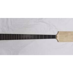 EDEN 32" Short Scale Fretless Paddle Maple/Rosewood Bass Neck with lines image 1