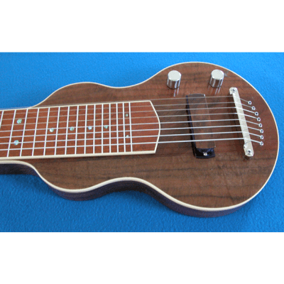 GeorgeBoards Sweet Figure Walnut on Walnut 8 String Lap Steel Guitar 2016 New Older Stock Clear Glos image 3
