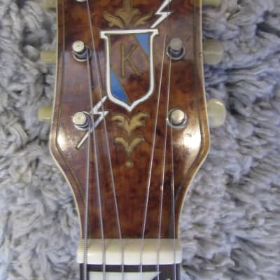 Kay ( rare ) Model 160 ( Encore ) Archtop Electric Guitar -  Late 40's-Early 50's - HSC image 9