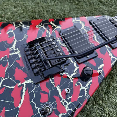 ESP KKV-380 red crackle Kerry King V 1997 - Red Crackle image 3