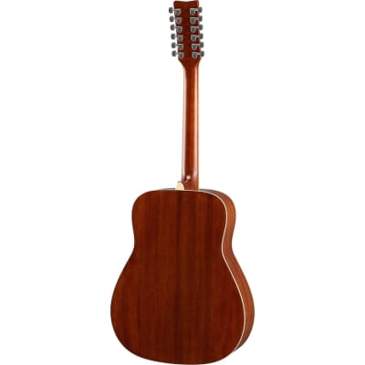 Yamaha FG820-12 Folk Acoustic 12-String Guitar Natural image 2