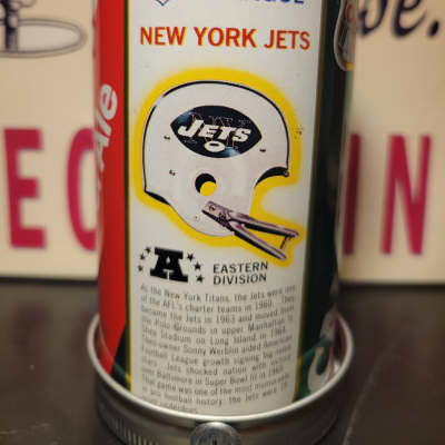 Lo Fi Soda Can Microphone - 1976 NFL New York Jets for sale