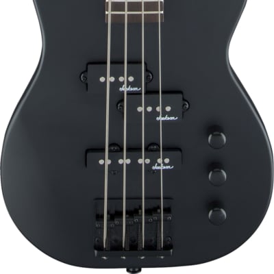 Jackson JS Series Concert Bass Minion JS1X Short-Scale Bass Guitar, Satin Black image 2