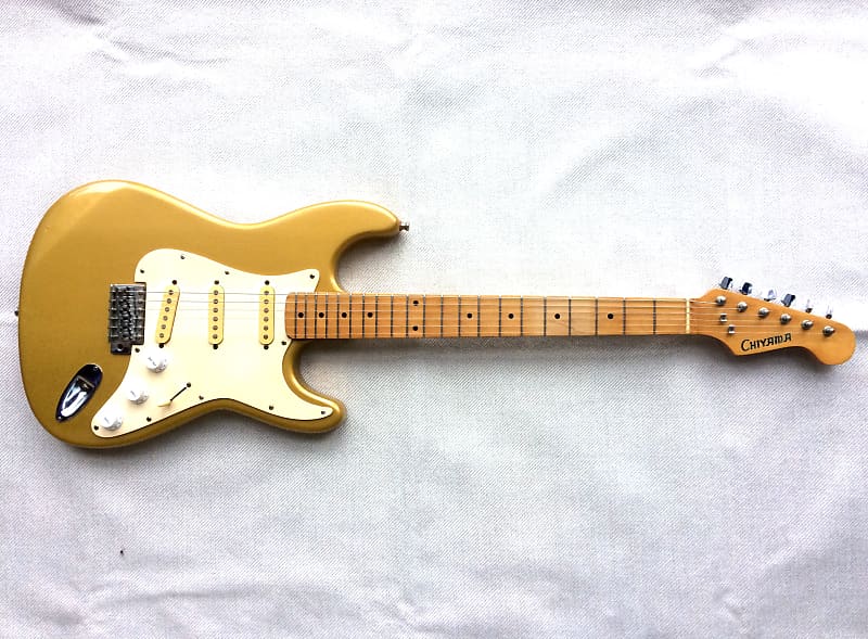 CHIYAMA ギター Chiyama Stratocaster 1980's Aztec Gold | Reverb