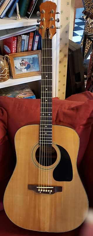 Epiphone PR-200 NA Acoustic Guitar Upgraded G Gotoh Tuners. | Reverb