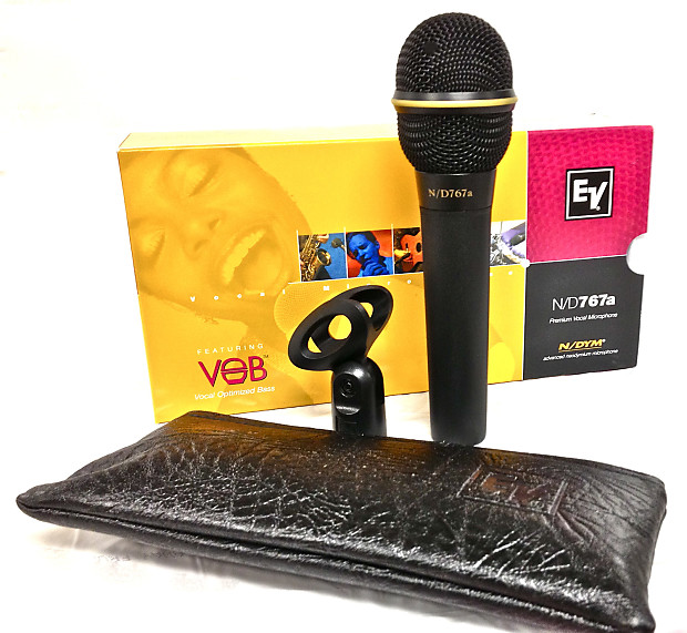 ElectroVoice N/D767A Microphone "... GREAT Vocal Mic" In NEW Reverb