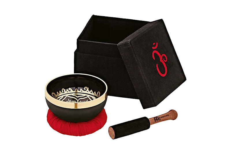 Meinl Sonic Energy SB-OM-300 OM Series Singing Bowl with Mallet, Cushion Ring, and Display Box, 11cm image 1