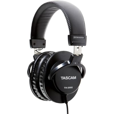 TASCAM TH-200X Studio Headphones Black image 2