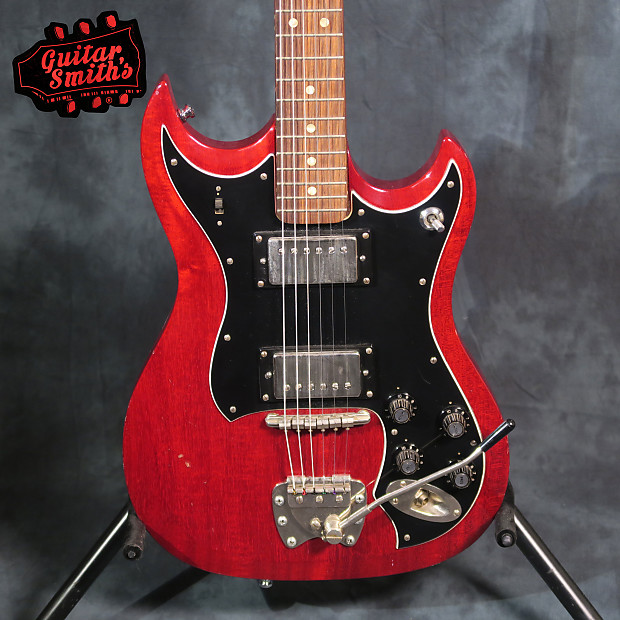 Hagstrom H11N Pat Smear Model Cherry Red Vintage Electric Guitar Seymour Duncans