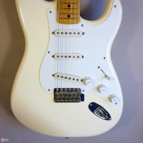 Fender 50's Stratocaster Reissue 1999 Aged White Blonde image 3