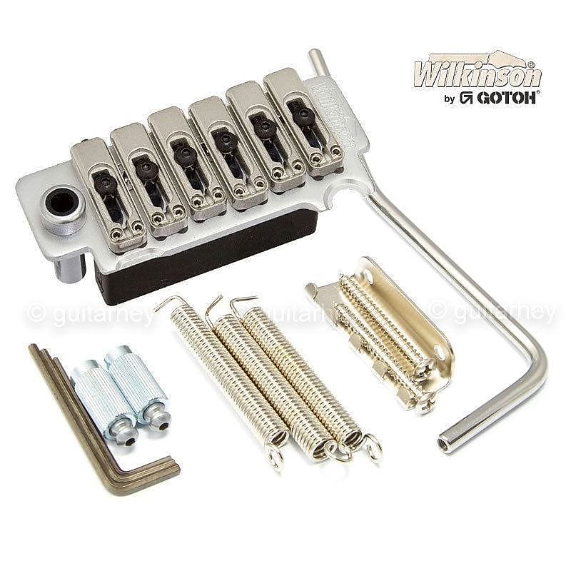 NEW Wilkinson Gotoh VS100N 2-Point non-locking Tremolo Bridge - HONED CHROME