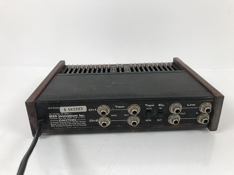 MXR 114 Stereo Graphic 10 Band 2 Channel Equalizer EQ | Reverb