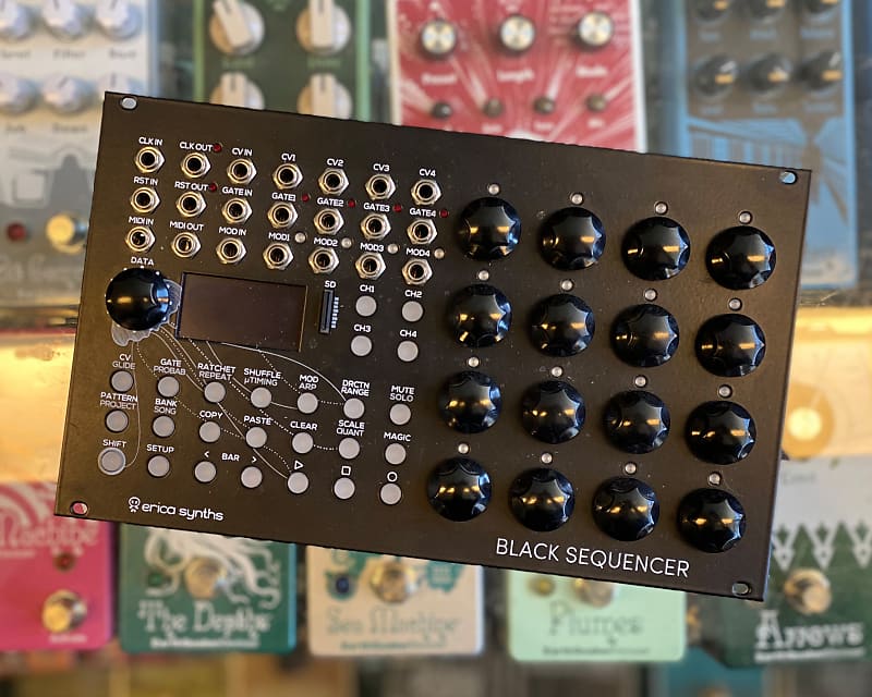 Erica Synths Black Sequencer | ModularGrid Eurorack Marketplace