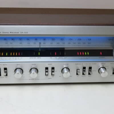 TECHNICS SA-505 RECEIVER WORKS PERFECT SERVICED RECAPPED + LED'S A+ CONDITION image 2
